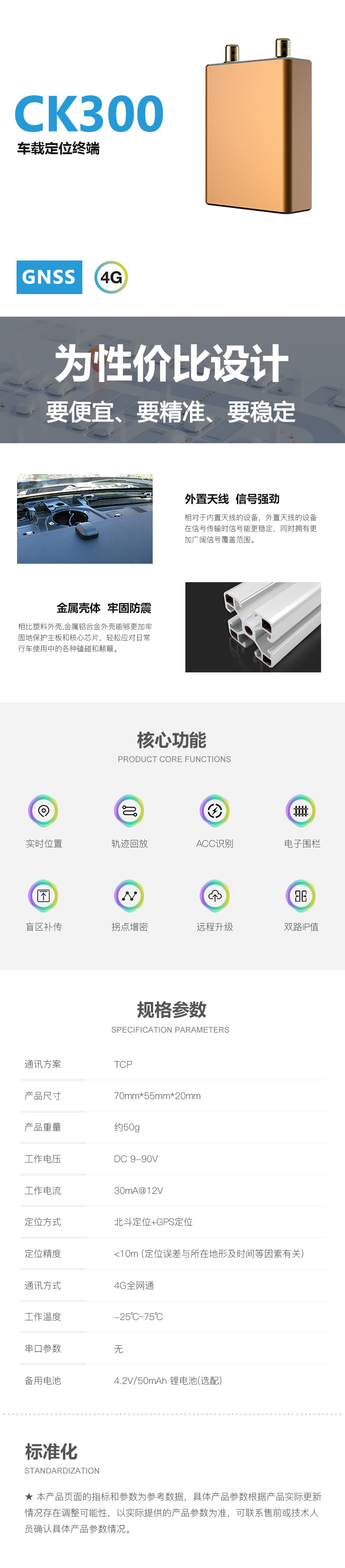 CK300 車載有線 產品詳情