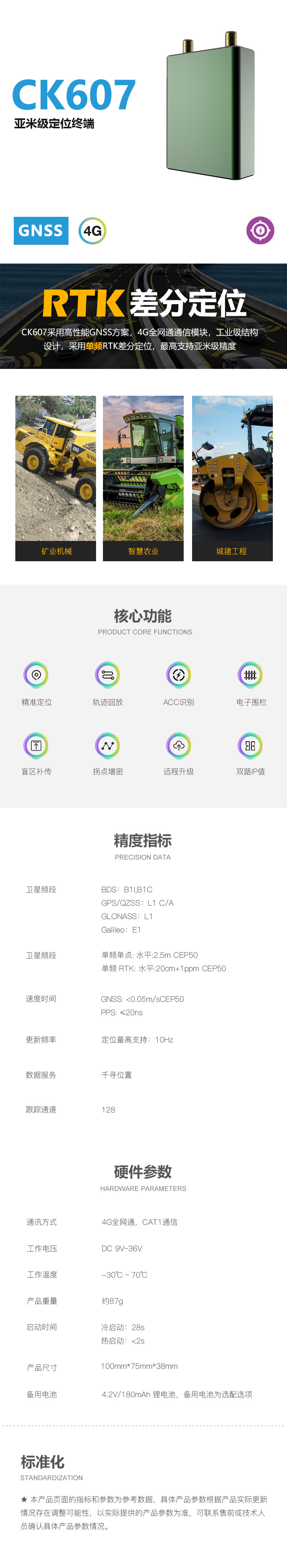 CK607 超長待機 產品詳情
